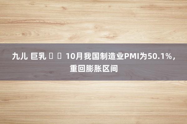 九儿 巨乳 ‍‍10月我国制造业PMI为50.1%，重回膨胀区间